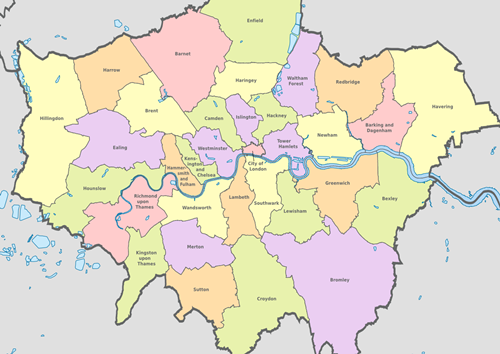 list of london boroughs