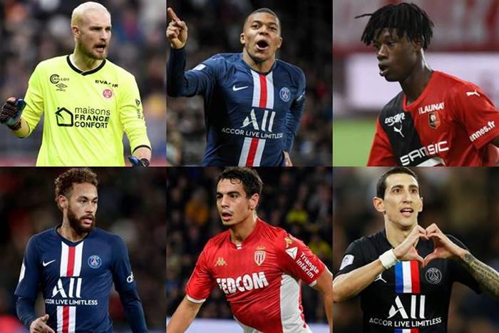 ligue 1 team of the season 2019-2020